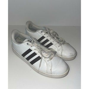 Adidas Neo Cloudfoam Men Size 9. White/Black Sneakers - HWA 1Y3001 Fast Shipping